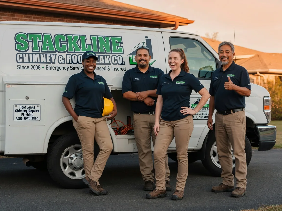 Chimney flashing repair company in Rogers, CT